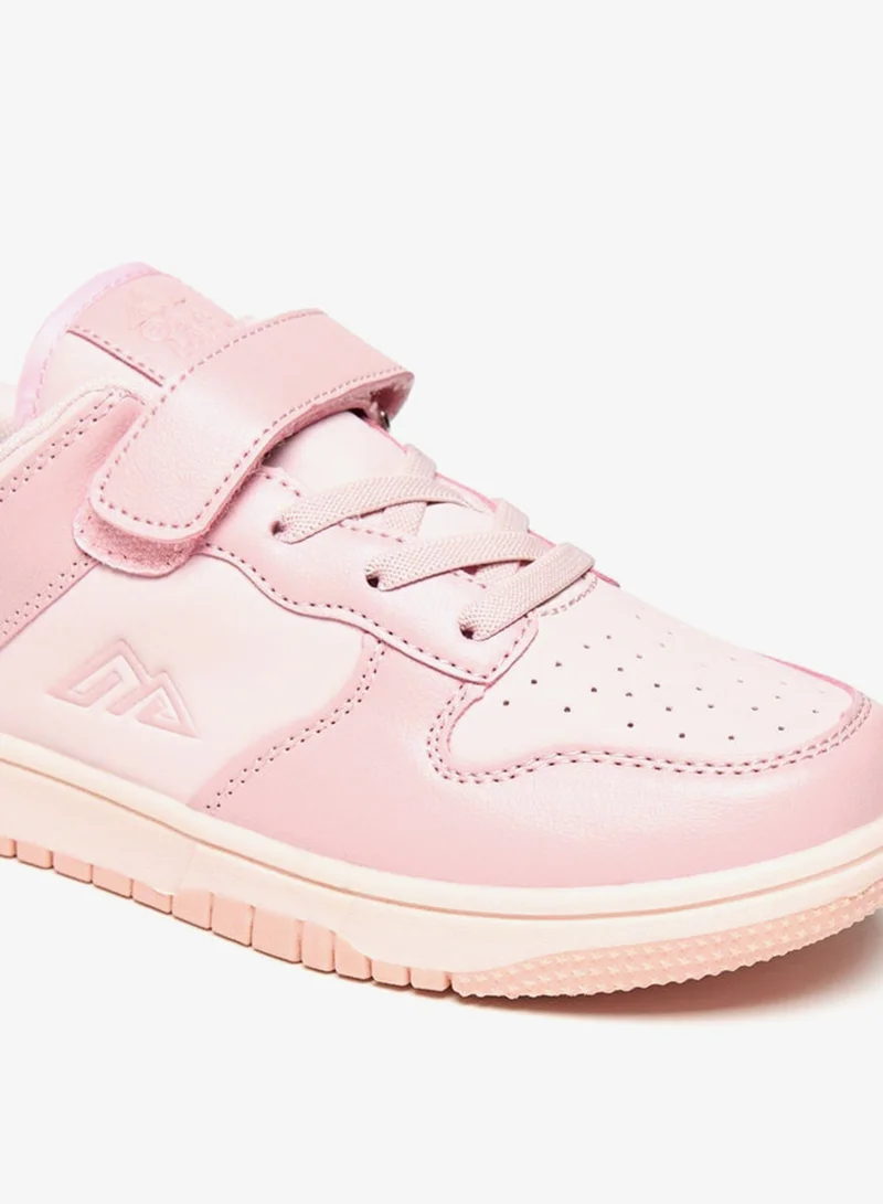 Oaklan by Shoexpress PINK Girls Panelled Sports Shoes With Hook And Loop Closure for Women | Best Price UAE