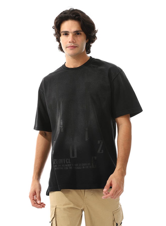 WHITE RABBIT Printed Round Neck T-shirt - Image 1