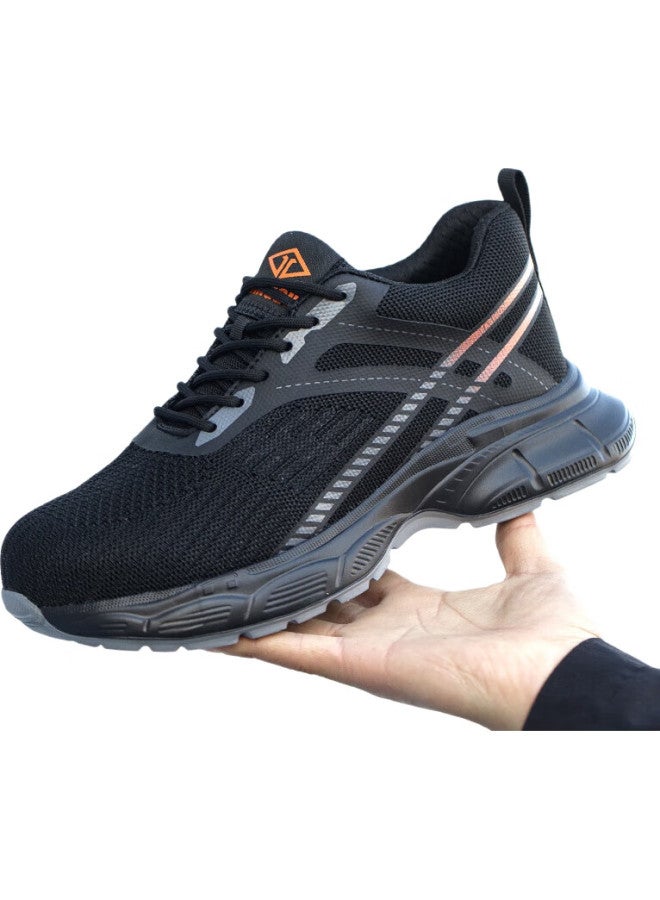 Dinggu Dinggu Safety Shoes For Men, Lightweight, Breathable, Steel Toe Cap, Anti-Smashing, Anti-Puncture, Wear-Resistant, For Construction Sites, 922B43 - Image 1