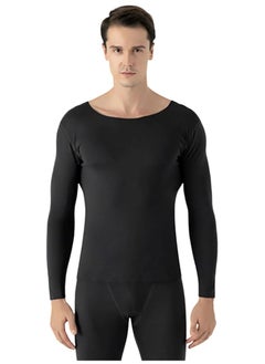 Jorunb Men's Thermal Underwear Set Ladies Long Johns Thermal Set Fleece Lined Premium Soft Thermal Underwear Winter Base Layer Tops & Bottoms for Men  - Image 2