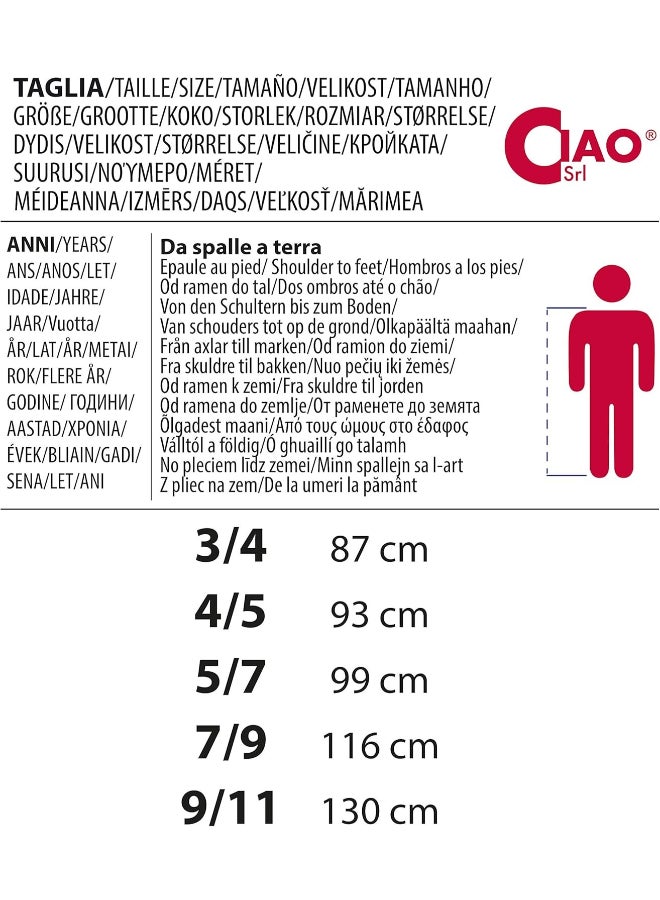 Ciao زي الإمبراطور الروماني للأطفال متوسط | زي إمبراطور روماني قديم مع توغا وإكسسوارات | ملابس تاريخية للأولاد لعيد الهالوين، الكرنفال ومسرحيات المدرسة - Image 3