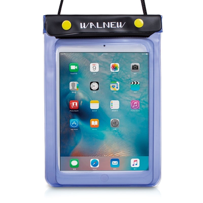 WALNEW Universal Waterproof eReader Protective Case Cover for Colorsoft Signature Edition/7"/6.8â€œKindle Paperwhite /6" Kindle 2024/Oasis/Fire 7,iPad mini, Kobo Clara/Nia and More, Blue - Image 1
