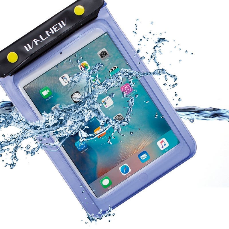 WALNEW Universal Waterproof eReader Protective Case Cover for Colorsoft Signature Edition/7"/6.8â€œKindle Paperwhite /6" Kindle 2024/Oasis/Fire 7,iPad mini, Kobo Clara/Nia and More, Blue - Image 2