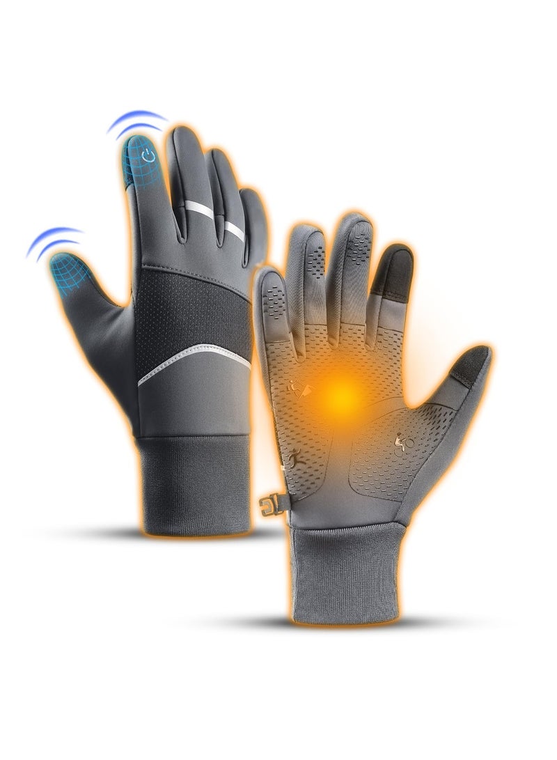 KASTWAVE Winter Gloves - Waterproof, Thermal, Touchscreen Friendly for Outdoor Sports, Running, Biking, and Driving - Unisex Design for Men and Women - Image 1