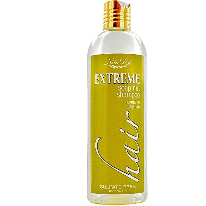 naturoli SOAP NUT/SOAPBERRY SHAMPOO NORMAL TO DRY 16OZ. ALL NATURAL HAIR CARE SULFATE FREE! EXTREME HAIR IS MADE WITH USDA ORGANIC SOAP NUTS/SOAP BERRIES! GLUTEN FREE. VEGAN. - Image 1