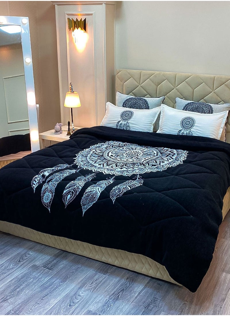 Family Bed Quilt Acrylic 1 piece size 240 x 240 cm model 3012 from Family Bed  - Image 1