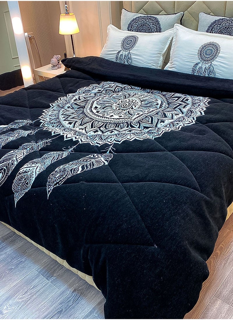 Family Bed Quilt Acrylic 1 piece size 240 x 240 cm model 3012 from Family Bed  - Image 2
