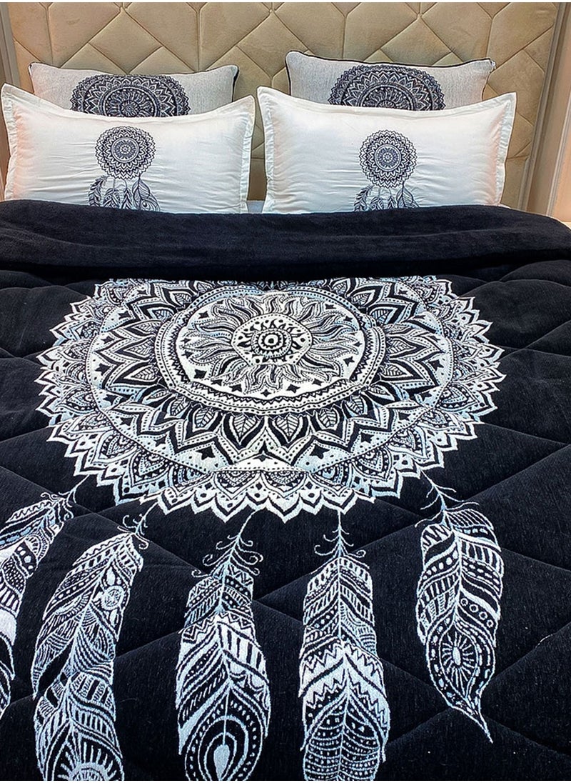 Family Bed Quilt Acrylic 1 piece size 240 x 240 cm model 3012 from Family Bed  - Image 3