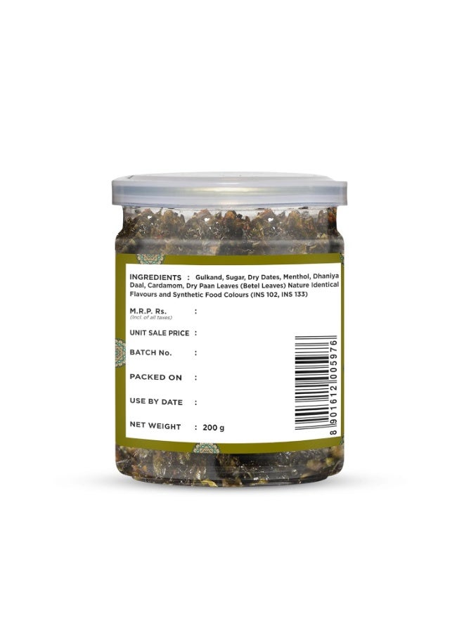 Delight Foods Banarasi Meetha Paan Mukhwas Mouth Freshener, 200grams | Without Supari & Areca Nut | Sweet Paan Hygienically Packed Jar | Traditional Mukhwas - Image 3