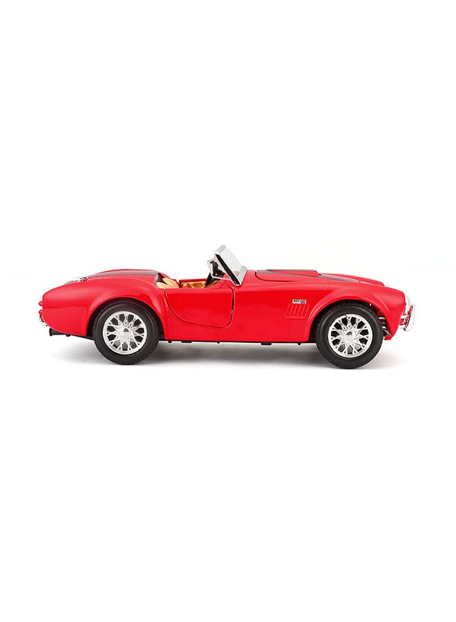 KiNSMART - 1965 Shelby Cobra 427 S/C 1:32 Scale 5" Die Cast Metal Model Classic Toy Car (Red) - Image 4