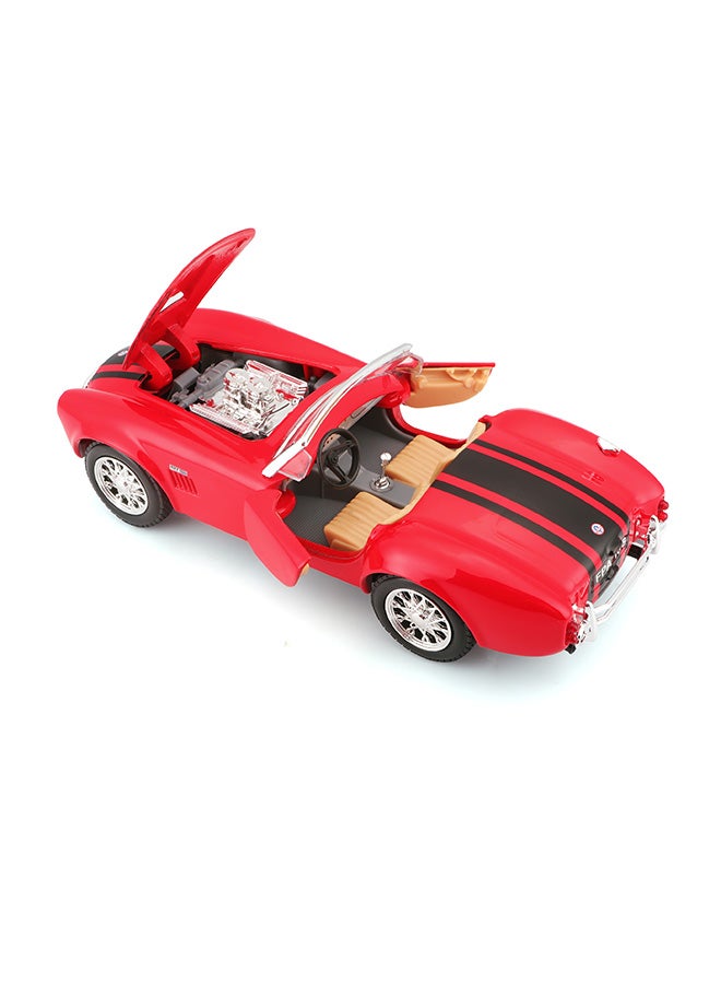 KiNSMART - 1965 Shelby Cobra 427 S/C 1:32 Scale 5" Die Cast Metal Model Classic Toy Car (Red) - Image 2