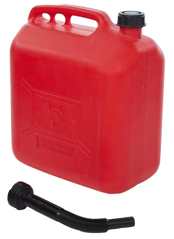 Midwest Plastic Petrol Can Red  - Image 3