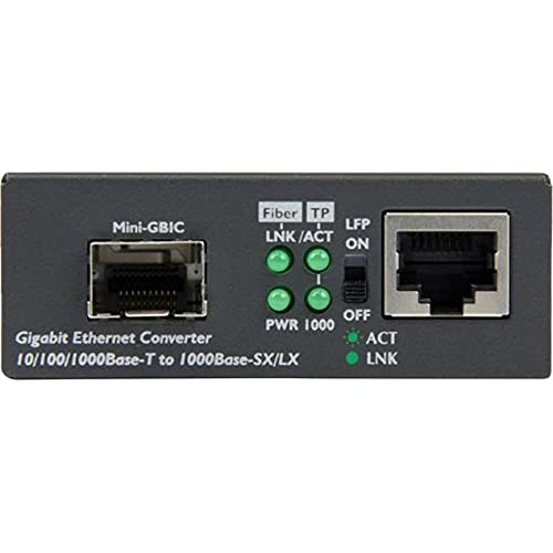 Startech.com StarTech.com Multimode / Single Mode Fiber Media Converter - Open SFP Slot - 10/100/1000Mbps RJ45 Port - LFP Supported - IEEE 802.1q Tag VLAN - , TAA (MCM1110SFP)  - Image 2