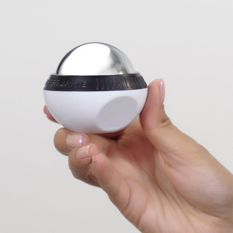 Nurse Jamie Super-Cryo Massaging Orb â€“ Mini - Stainless Steel Cooling Roller for Face & Body to Reduce Puffiness & Soothe Skin - Image 3