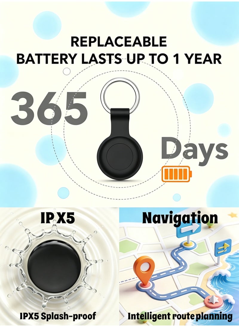 Airtag Tracker Android Apple IOS dual system magnetic Airtags Find My Google Find Hub smart Air tag Keychain Cat Dog tags global tracking device Track car, vehicle, Pets, Kids, Luggage, Elderly, Key - Image 5