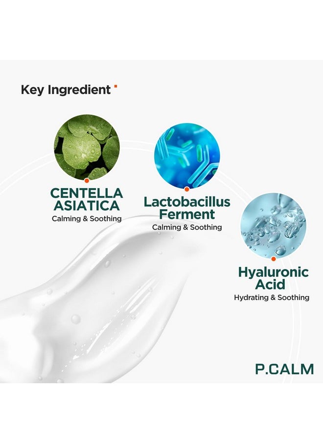 P.CALM Centella Trouble Spot 0.5 Fl.Oz Vegan Breakout Relief Cream For Sensitive Skin Korean Skin Care  - Image 4