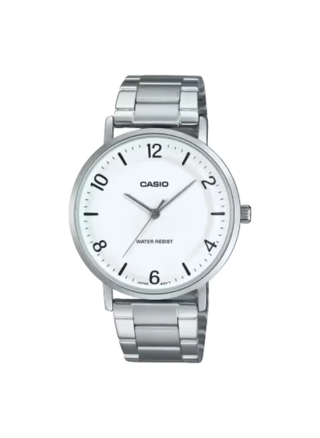 CASIO Men's Stainless Steel Analog Watch MTP-VT03D-7BDF - 40 mm