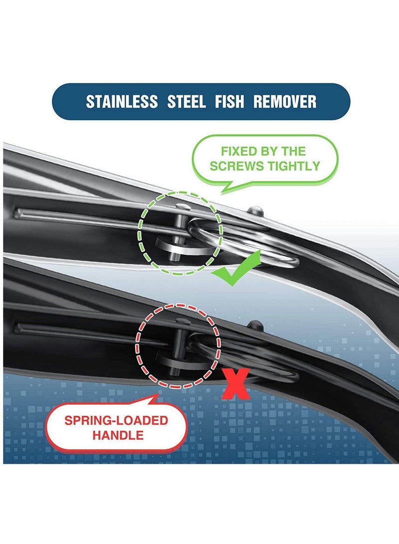 Y&D 2 Pieces Stainless Steel Fish Hook Remover Fishing Extractor Freshwater and Saltwater  Tool, Multifunctional Supplies, for Fishing, 11-1/2 inch - Image 4