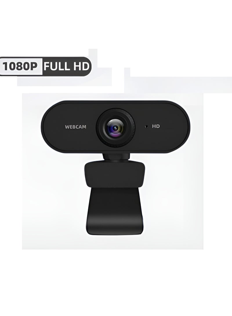 Webcam - PC-W3 1080P FULL HD with Built-in Microphone - Manual Focus - Black - Image 2