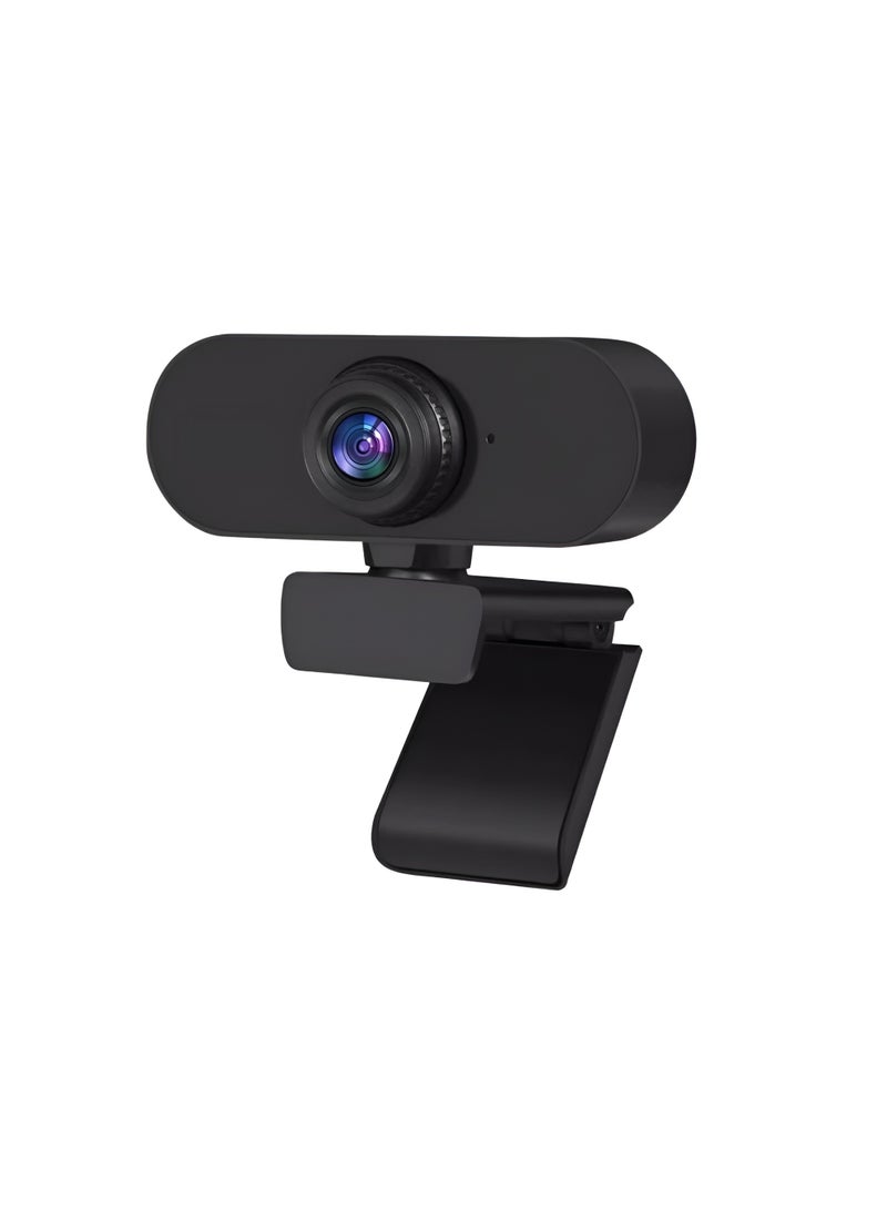 Webcam - PC-W3 1080P FULL HD with Built-in Microphone - Manual Focus - Black - Image 1