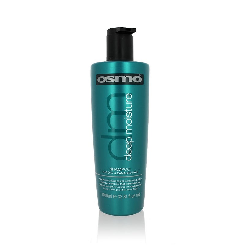 Osmo Deep Moisture Shampoo to Quench Your Hair with a Drench of Moisture, Tame Fiz and Smooth Your Hair with Ylang Ylang, Patchouli Oil and Panthenol Pro Vitamin B5, 1000ml - Image 2