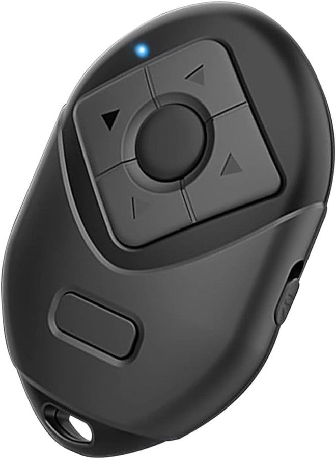 FKU Bluetooth Scrolling Page Turner, Bluetooth Remote Control for TIK TOK APP for iPhone iPad Android, Camera Shutter Remote Control, 6 Buttons Support Tiktok Video Recording/Play/Pause/Give a Like - Image 1