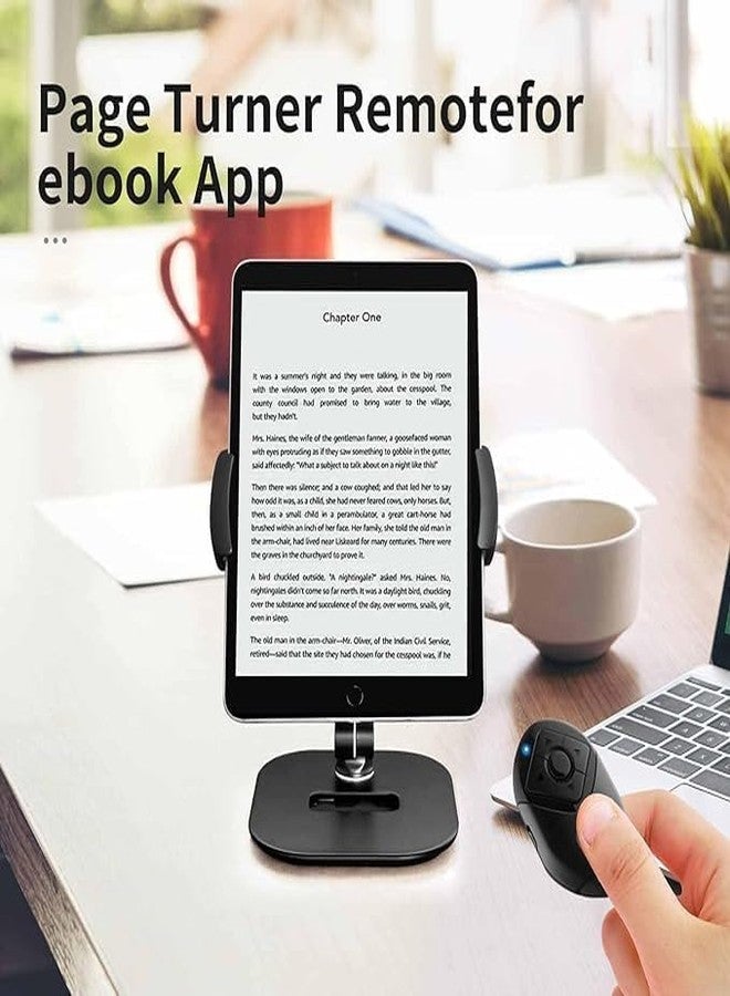 FKU Bluetooth Scrolling Page Turner, Bluetooth Remote Control for TIK TOK APP for iPhone iPad Android, Camera Shutter Remote Control, 6 Buttons Support Tiktok Video Recording/Play/Pause/Give a Like - Image 3
