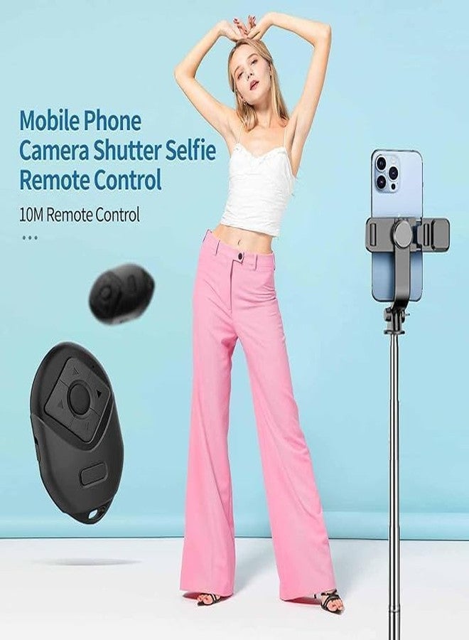 FKU Bluetooth Scrolling Page Turner, Bluetooth Remote Control for TIK TOK APP for iPhone iPad Android, Camera Shutter Remote Control, 6 Buttons Support Tiktok Video Recording/Play/Pause/Give a Like - Image 2