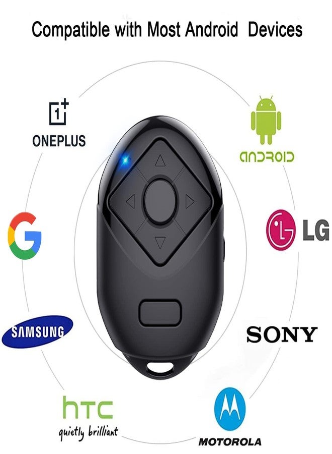 FKU Bluetooth Scrolling Page Turner, Bluetooth Remote Control for TIK TOK APP for iPhone iPad Android, Camera Shutter Remote Control, 6 Buttons Support Tiktok Video Recording/Play/Pause/Give a Like - Image 5