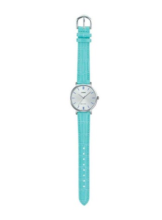 Women Leather Analog Wrist Watch LTP-VT01L-7B3UDF - 33 mm - Blue - view 3