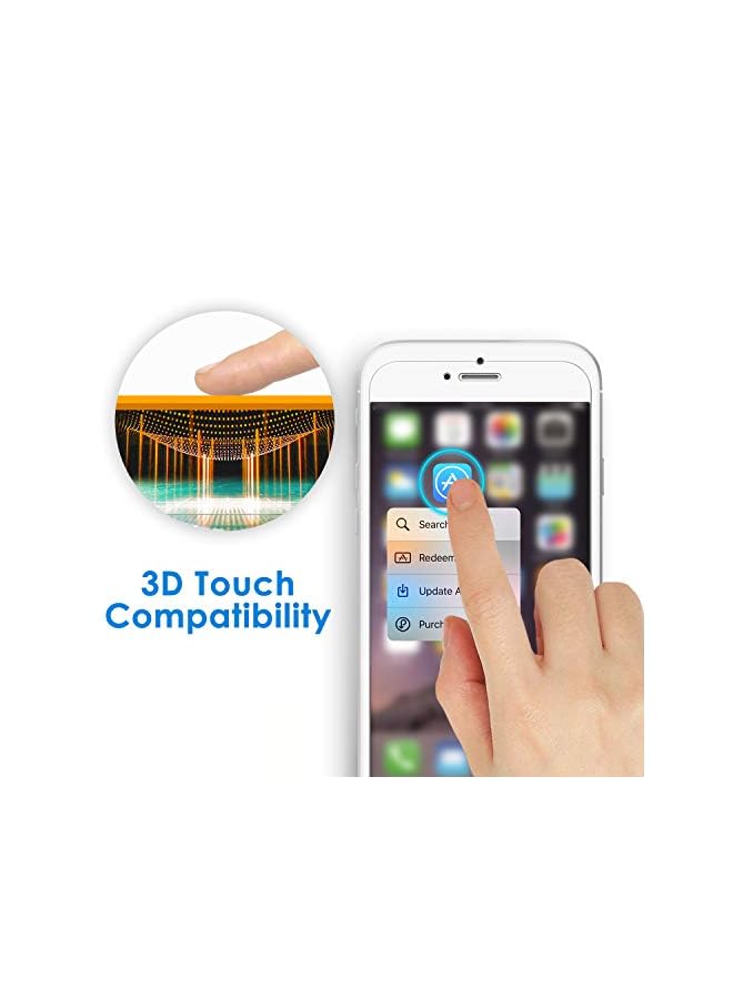 Jetech Screen Protector For Iphone Se 3 2 2022 2020 Edition Iphone 8 7 6S 6 4.7 Inch Tempered Glass Film With Easy Installation Tool 2 Pack - Image 4