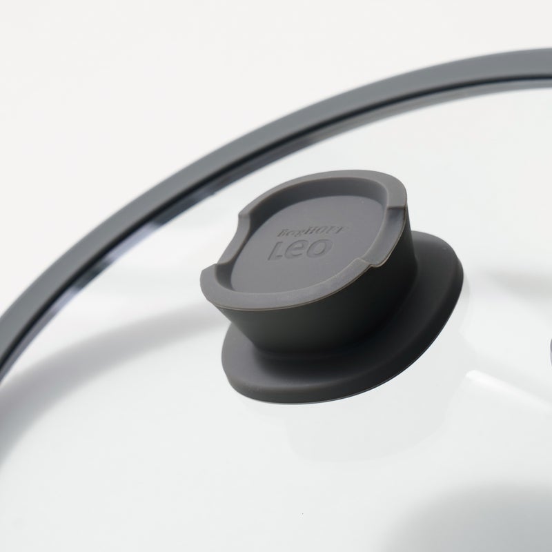 بيرجوف بيرجهوف مقلاة الومنيوم بغطاء 28سم، أسود - Image 5