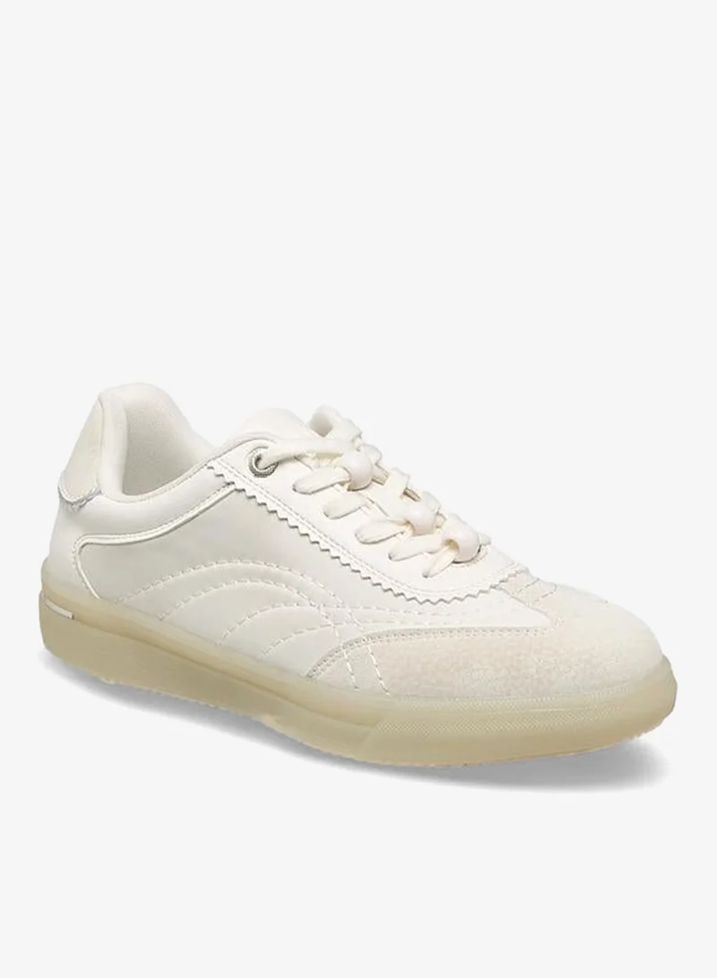 MISSY WHITE Women Lace-Up Sneakers for Women | Best Price UAE