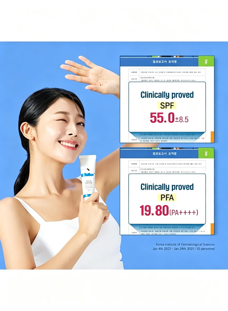 ROUND LAB Birch Moisturizing Sunscreen SPF 50+ PA++++ 50ml - Image 5