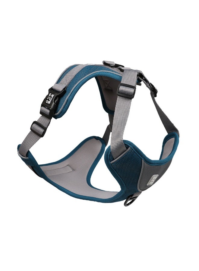 Duvo + Duvo+ Ultimate Fit No-Pull Harness Classic Xl - 52-66Cm - 71- 104cm Petrol Blue - Image 1