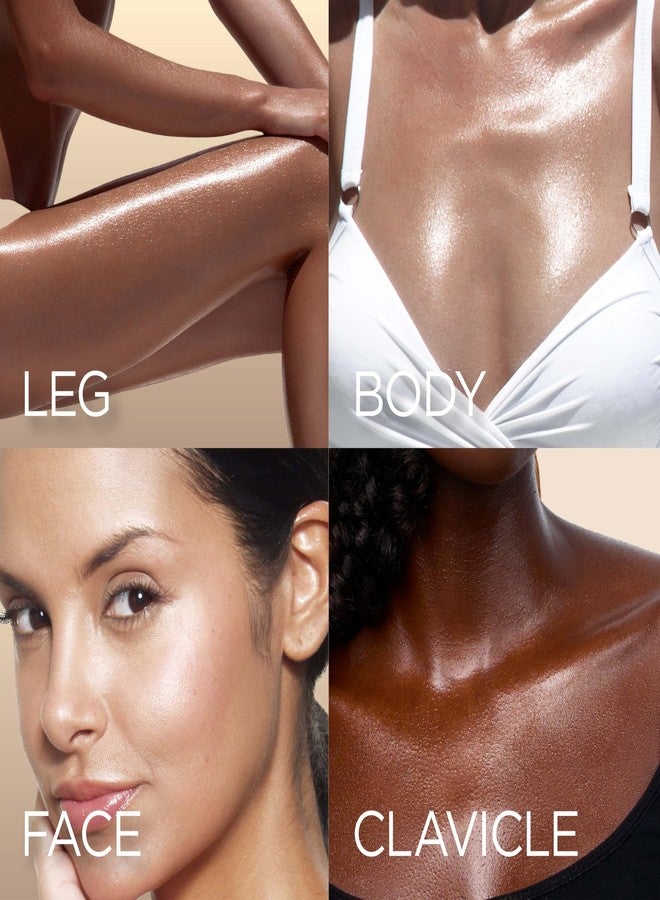 Absolute New York - Silk Glow Shimmer Mist Glow, Radiant, Shimmer Body & Face & Hair, Shea Butter, Coconut Oil, Vitamin E (SBGS04 Rose Gold Oil Gel, 3.4 fl oz) - Image 5