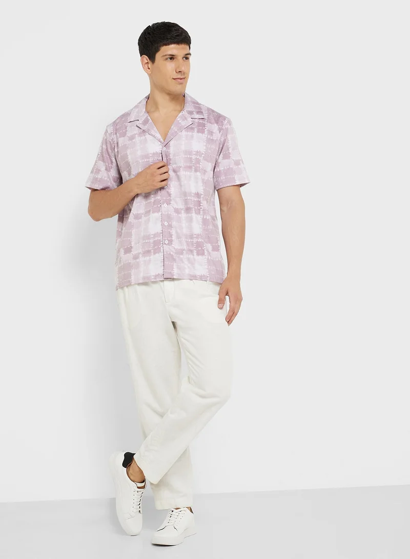 Robert Wood Resort Print Shirt