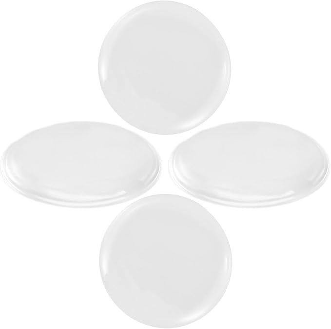Universal Transparent Car Keyhole Cover Sticker 4 Pack Door Edge Guard Trim - Image 1