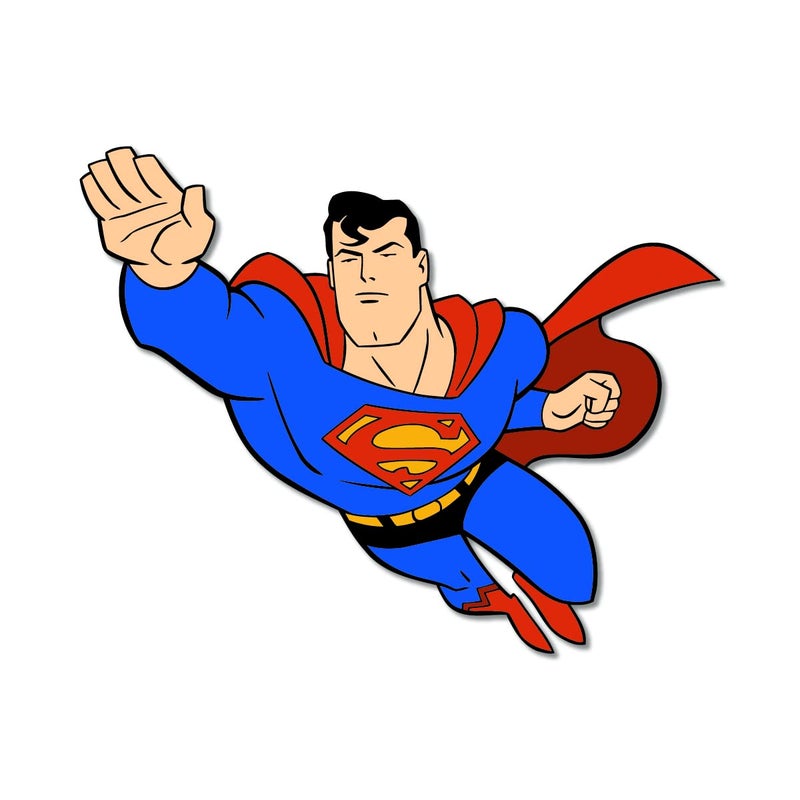 Click n ship Flying Superman Magnet for Kids - Image 1