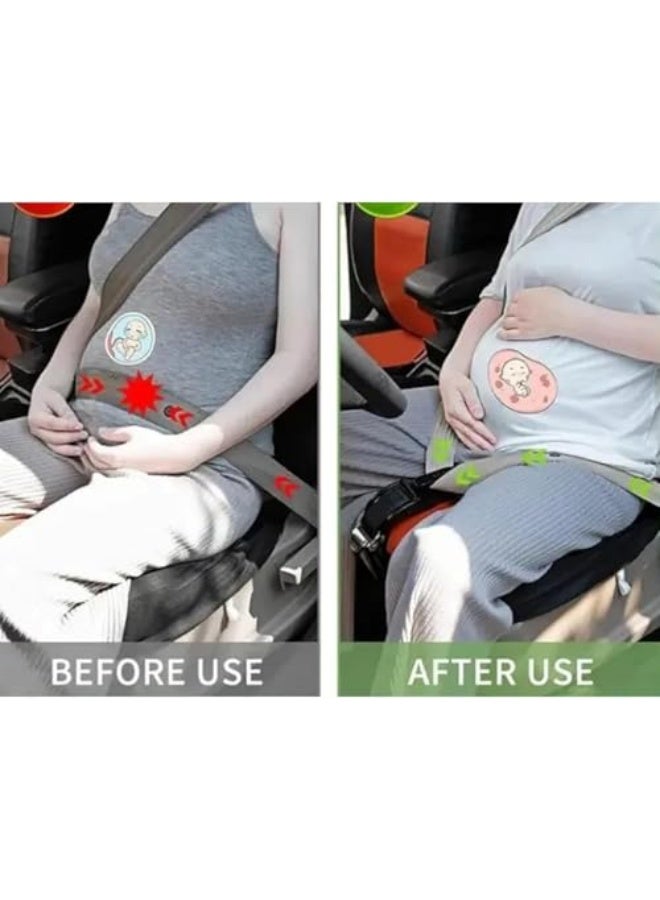 Generic Bukela Pregnancy Seat Belt Adjuster, Seat Bump Strap for Pregnant Women, Pregnancy Must Haves Maternity Seat Cover Belt for Expectant Mothers, Black  - Image 4