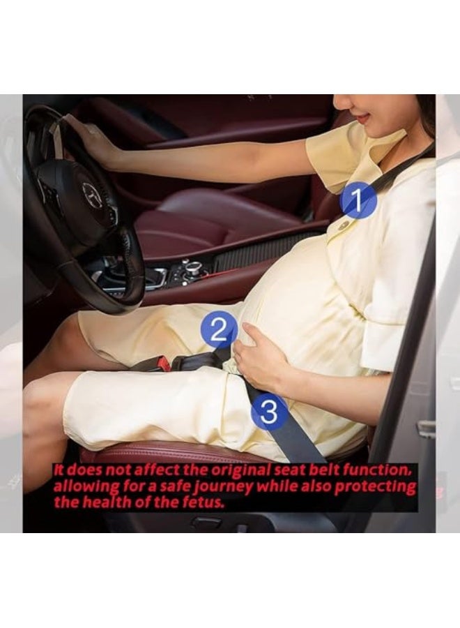 Generic Bukela Pregnancy Seat Belt Adjuster, Seat Bump Strap for Pregnant Women, Pregnancy Must Haves Maternity Seat Cover Belt for Expectant Mothers, Black  - Image 5