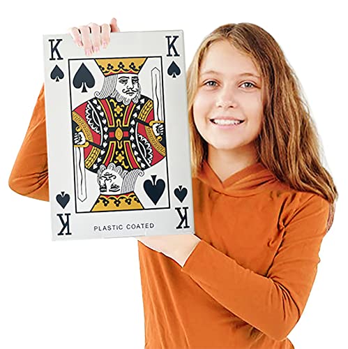 Yuanhe Jumbo Large Playing Cards Giant Deck of Cards Oversized Full Deck Huge Poker for Casino Party Decorations 105x145 inch - Image 1
