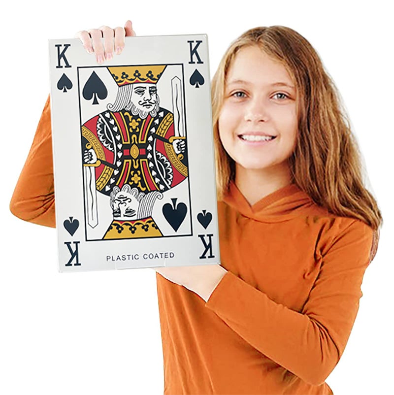 Yuanhe Jumbo Large Playing Cards Giant Deck of Cards Oversized Full Deck Huge Poker for Casino Party Decorations 105x145 inch - Image 3