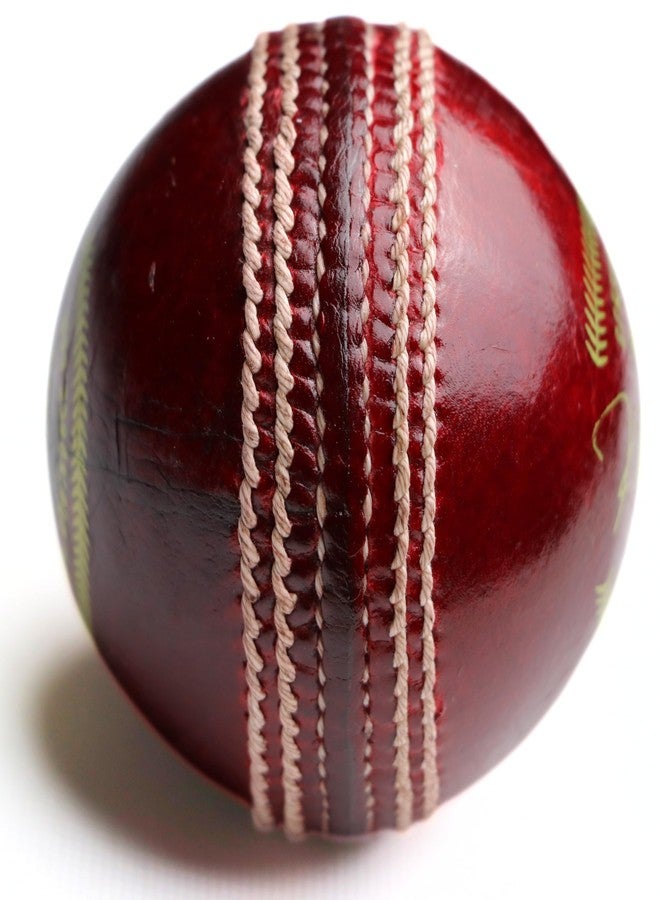 KHELSPACE KS‑50 Leather Cricket Ball - Premium Hand Stitched, Long Lasting, Suitable for Club Matches & Professional Training - Image 4