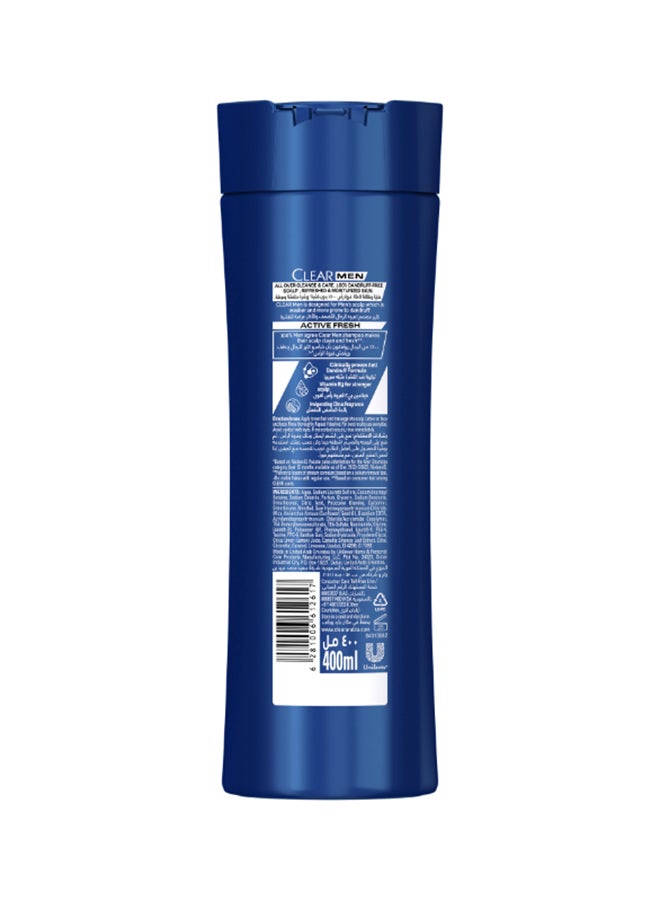 CLEAR Men 3in1 Shampoo Body And Face Wash Active Fresh 400ml - Image 2