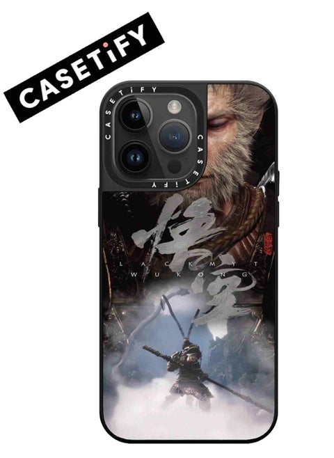 Apple iPhone 15 Pro Case Wukong Magnetic Adsorption Phone Cover - Mirror Face