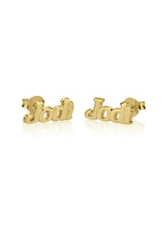 18KT Gold Personalized Name Earrings - FKJERN18KU6246 - pzsku/Z51AB71F4452B86606671Z/45/_/1738050106/dd1b1816-c7ec-41e7-aed1-ca3439431eda