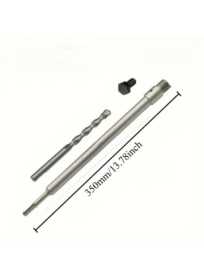 Upgraded SDS Plus Shank Concrete Hole Saw Connecting Rod 300mm Round Handle Wall Opening - Image 3
