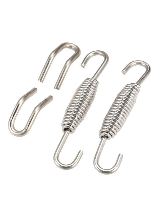 NIBEMINENT Carbon Fiber Colour Small Hexagon Oblique Tail Refit Exhaust Muffler 51mm - Image 3