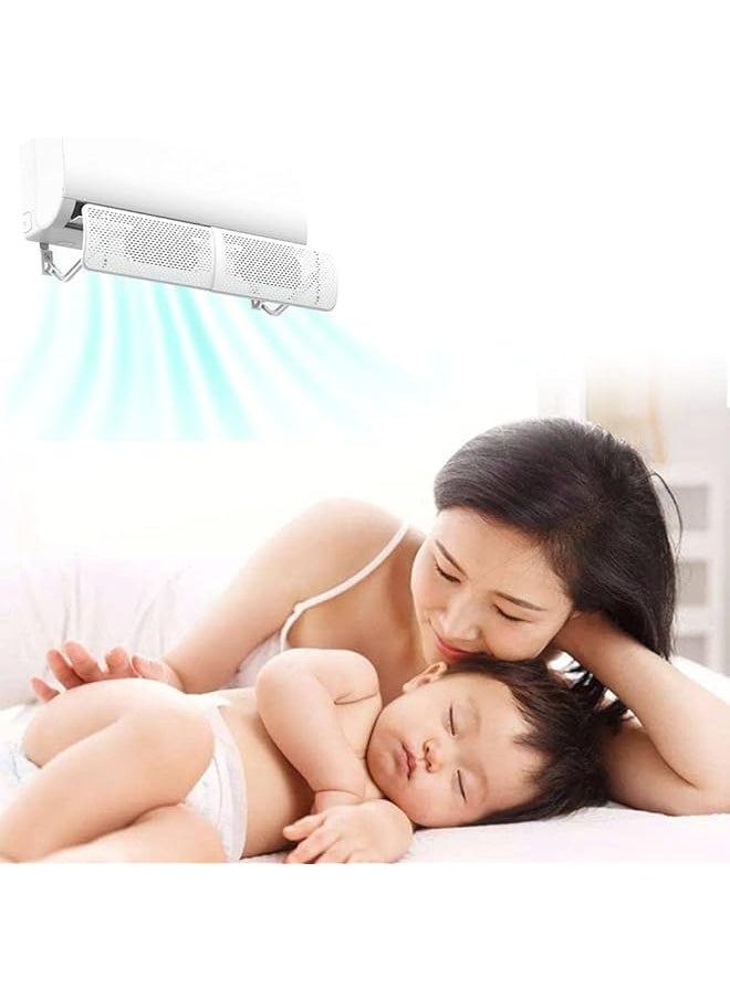 Air Conditioner Deflector 180° Adjustable Air Conditioner Wind Shield With Air Holes Air Conditioning Vent Deflector For Wind Protection Wind Blocking And Directional